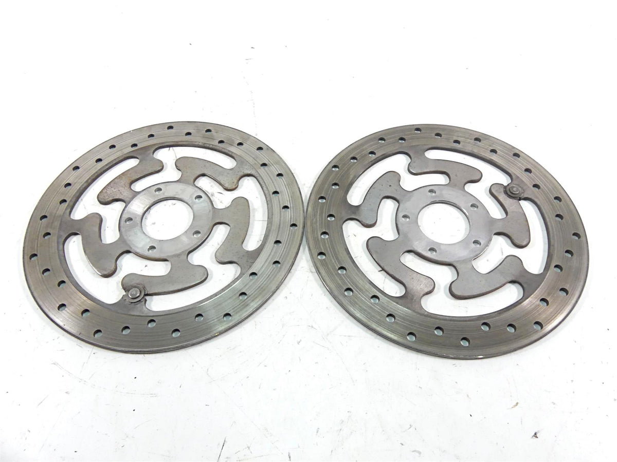 2010 Harley Touring FLHRC Road King Front Brake Disc Rotor Set 41808-08 41809-08 {{ shop.shopifyCountryName }} - Mototech271