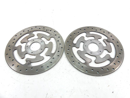 2010 Harley Touring FLHRC Road King Front Brake Disc Rotor Set 41808-08 41809-08 {{ shop.shopifyCountryName }} - Mototech271