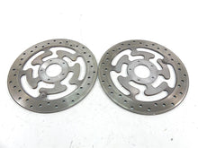 Load image into Gallery viewer, 2010 Harley Touring FLHRC Road King Front Brake Disc Rotor Set 41808-08 41809-08

