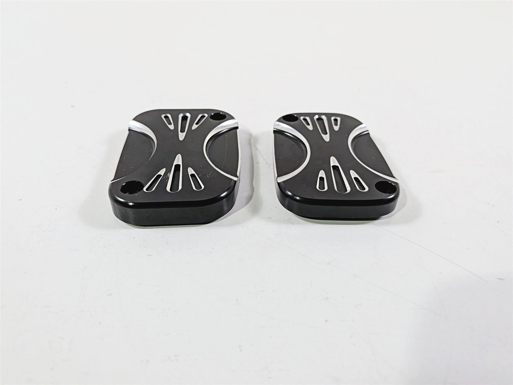 2017 Harley Touring FLHXS Street Glide Arlen Ness Deep Cut Master Cylinder Cover Set {{ shop.shopifyCountryName }} - Mototech271