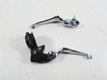 Load image into Gallery viewer, 2012 Harley FLD Dyna Switchback Chrome Clutch &amp; Brake Lever + Perch Set 38608-96
