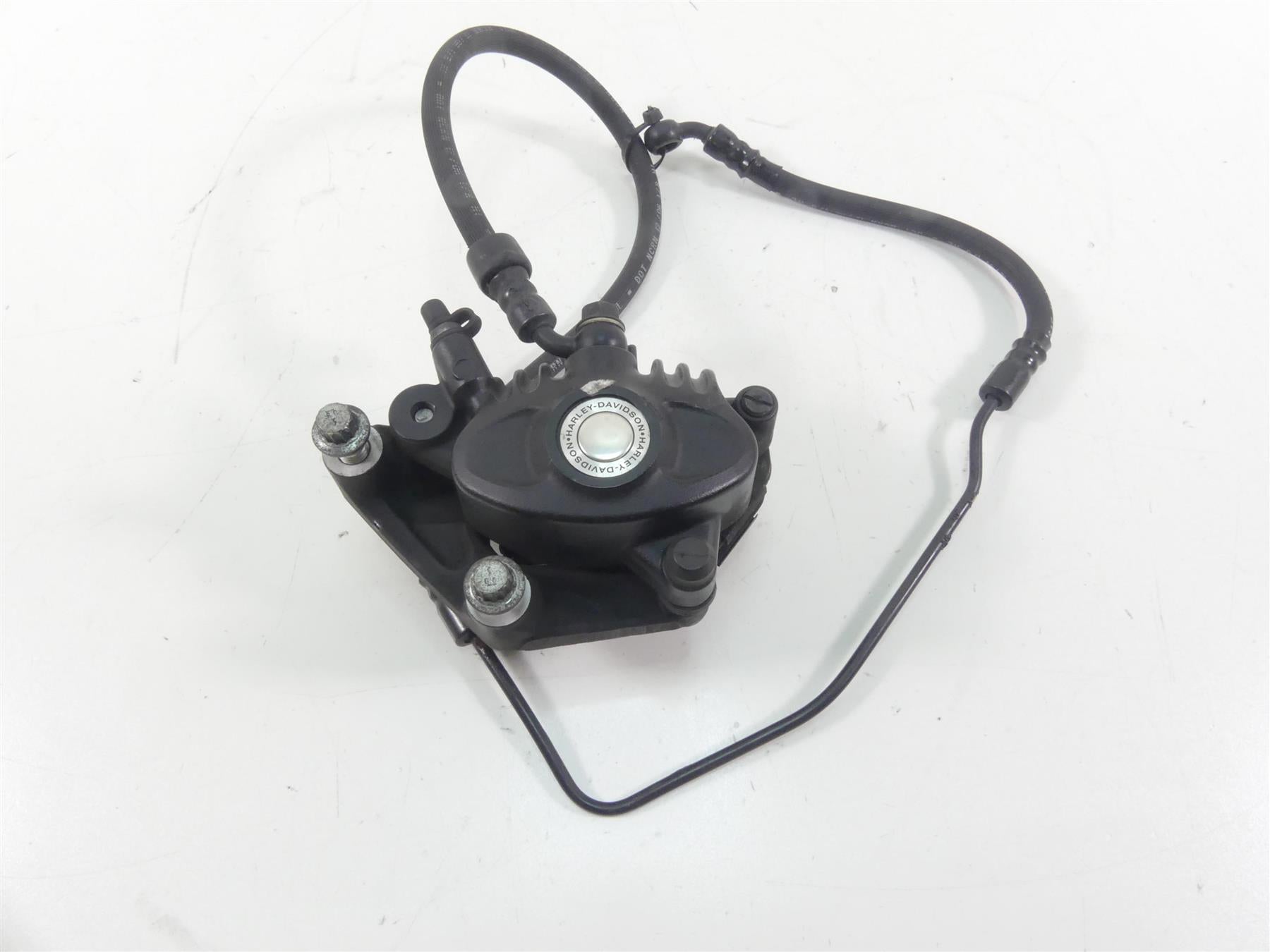 2007 Harley Sportster XL1200 Nightster Front Brake Caliper & Line 44121-07A {{ shop.shopifyCountryName }} - Mototech271