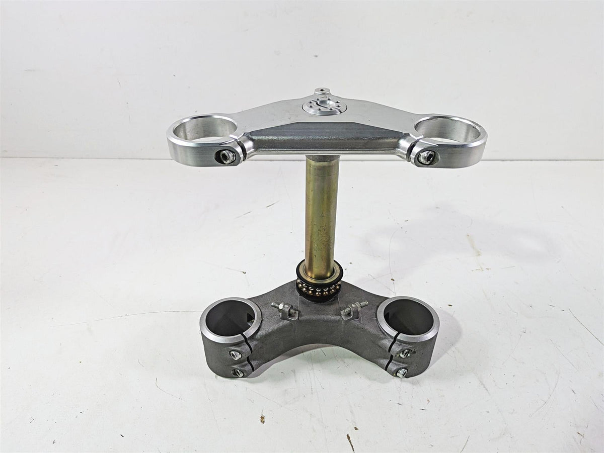 2008 Ducati SBK 1098 S Upper Lower Triple Tree Ohlins Set 34220331A 34110632A {{ shop.shopifyCountryName }} - Mototech271