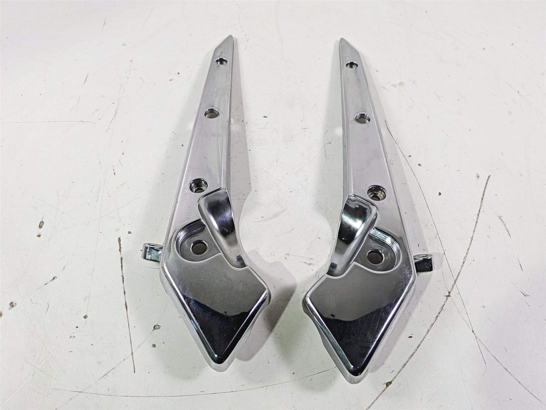2002 Honda V-Twin VTX1800 C Rear Chrome Fender Frame Struts 77340-MCH-000 | Mototech271