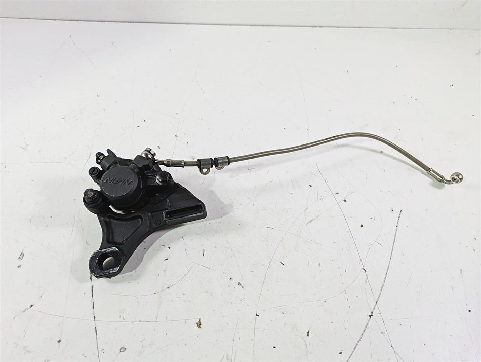 2012 Triumph Daytona 675 Nissin Rear Caliper + Line & Bracket T2021410 {{ shop.shopifyCountryName }} - Mototech271