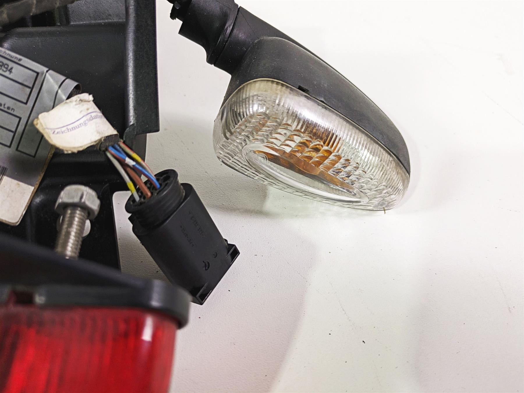 2006 BMW R1200GS K255 Adv Plate Holder Taillight Blinker Set 46627667683 {{ shop.shopifyCountryName }} - Mototech271