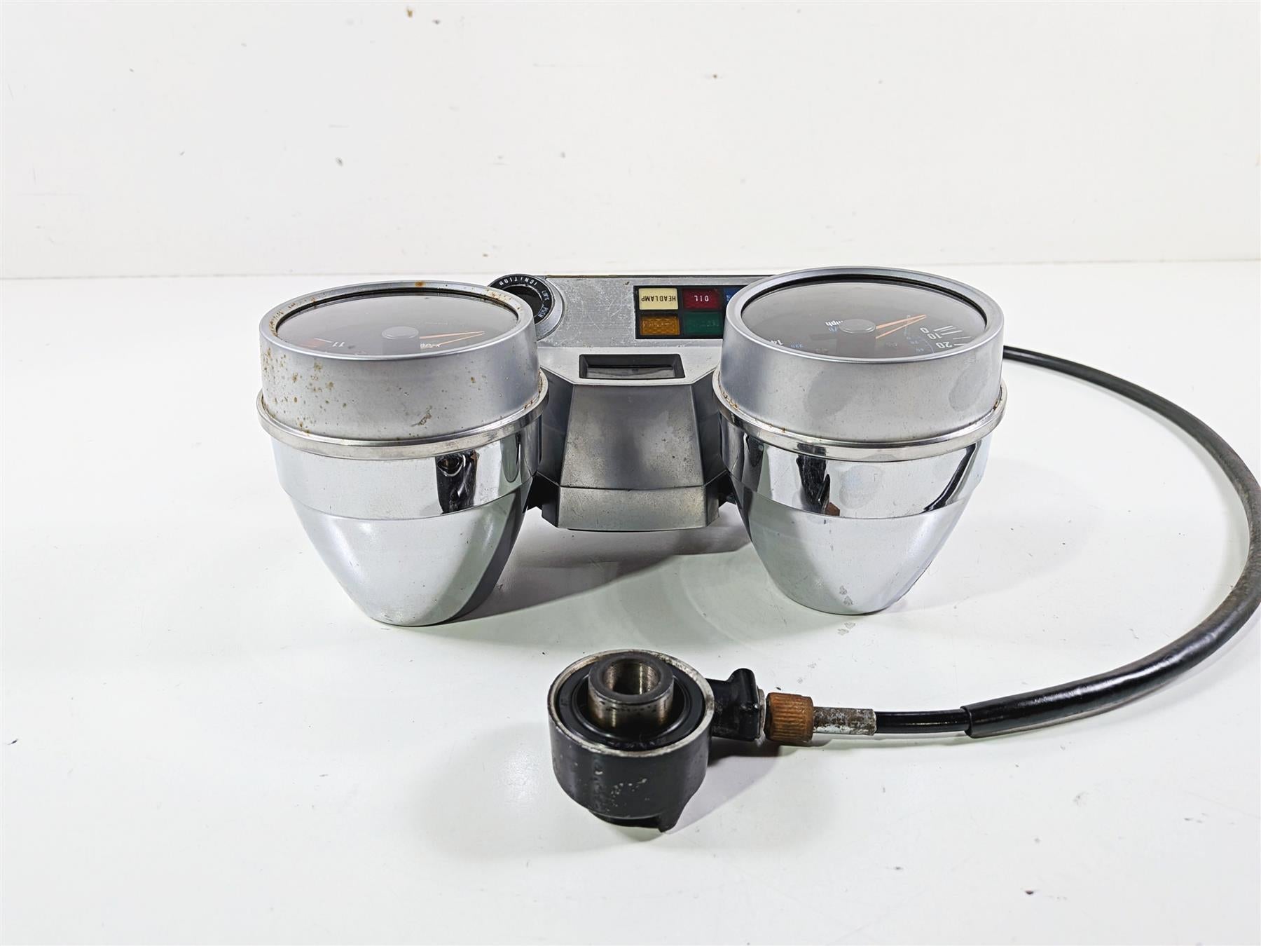 1989 Kawasaki VN750 Vulcan Speedometer Tacho Gauge Instrument 11K 25005-1408 {{ shop.shopifyCountryName }} - Mototech271