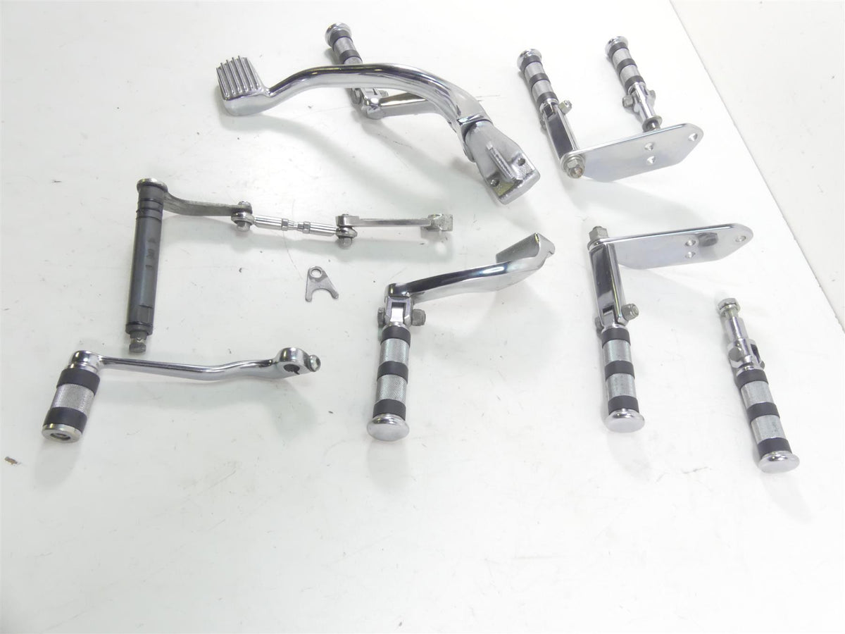 2000 Harley Dyna FXR4 CVO Super Glide Front Rear Footpeg Foot Peg Set 50639-81 {{ shop.shopifyCountryName }} - Mototech271
