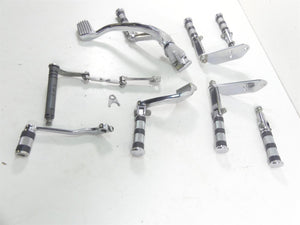 2000 Harley Dyna FXR4 CVO Super Glide Front Rear Footpeg Foot Peg Set 50639-81