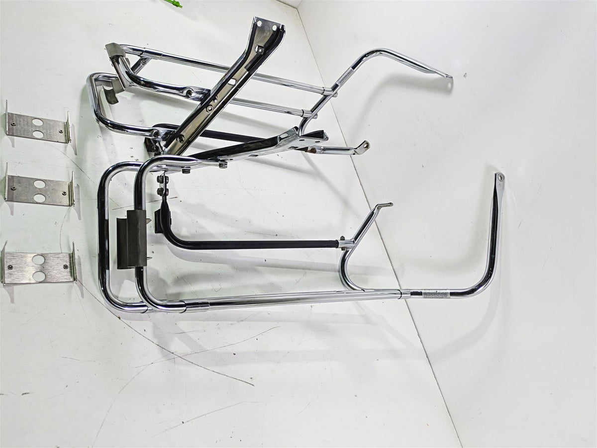2008 Harley Touring FLHTP Electra Glide Saddlebag Guard Rail Set 49188-97 {{ shop.shopifyCountryName }} - Mototech271