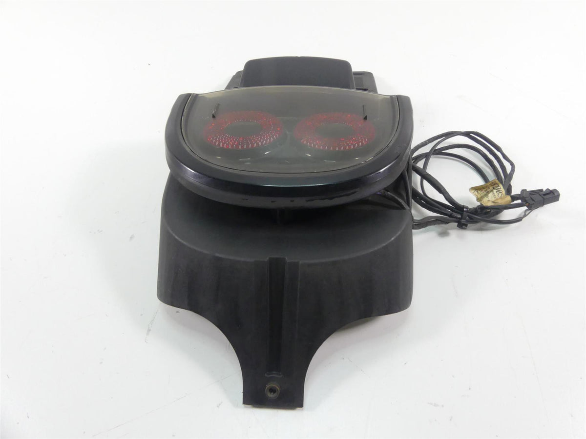 2014 Harley FXDF Dyna Fat Bob Rear Taillight Tail Light & Plate Holder 67900173 {{ shop.shopifyCountryName }} - Mototech271