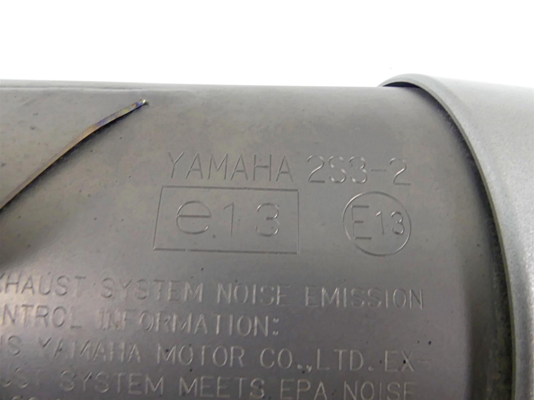 2012 Yamaha VMX17 VMAX 1700 Right Stock Exhaust Pipe Muffler 2S3-14720-00-00 {{ shop.shopifyCountryName }} - Mototech271