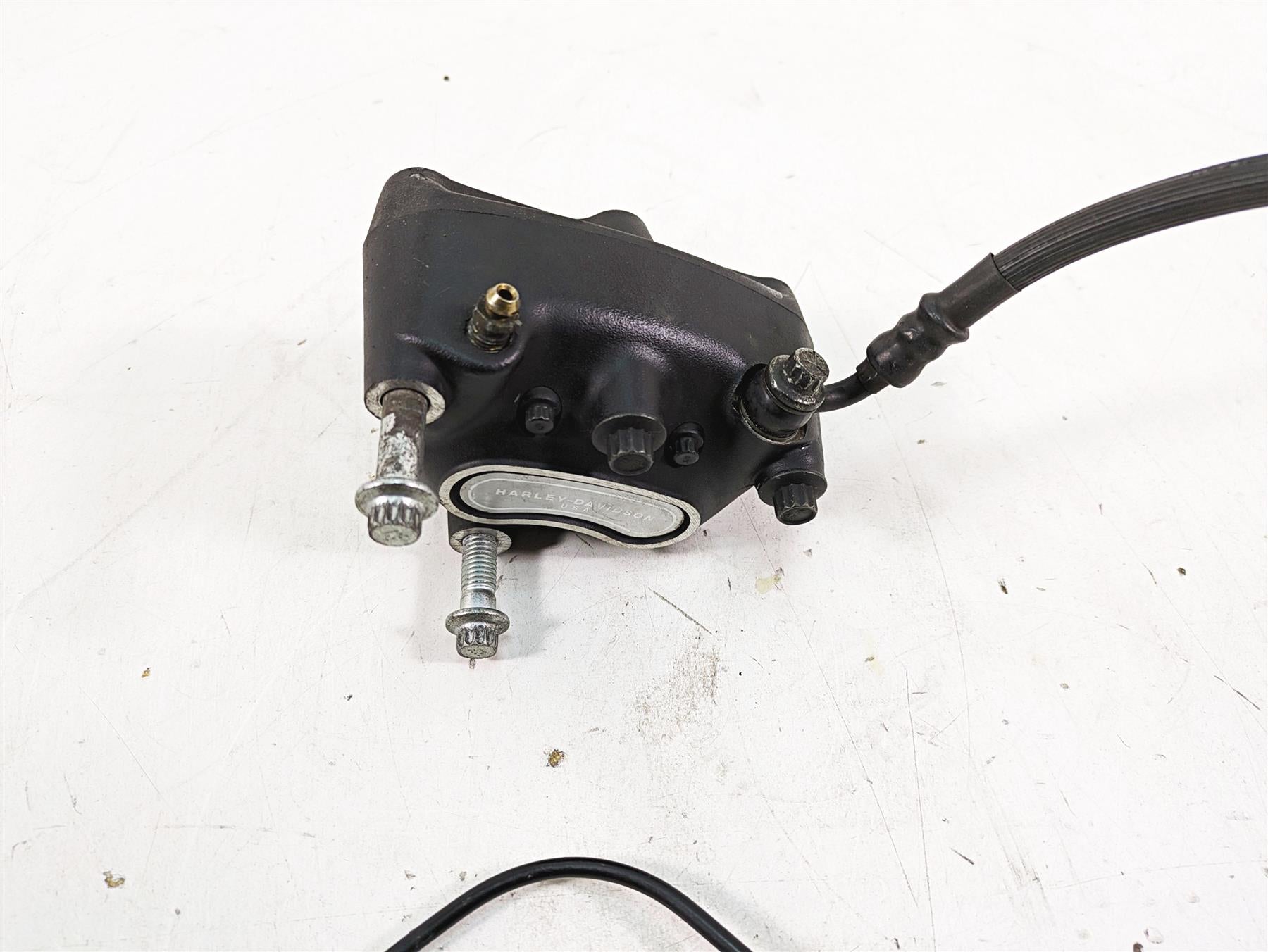2006 Harley FLSTI Softail Heritage Front Brake Caliper + Line 44046-00D {{ shop.shopifyCountryName }} - Mototech271