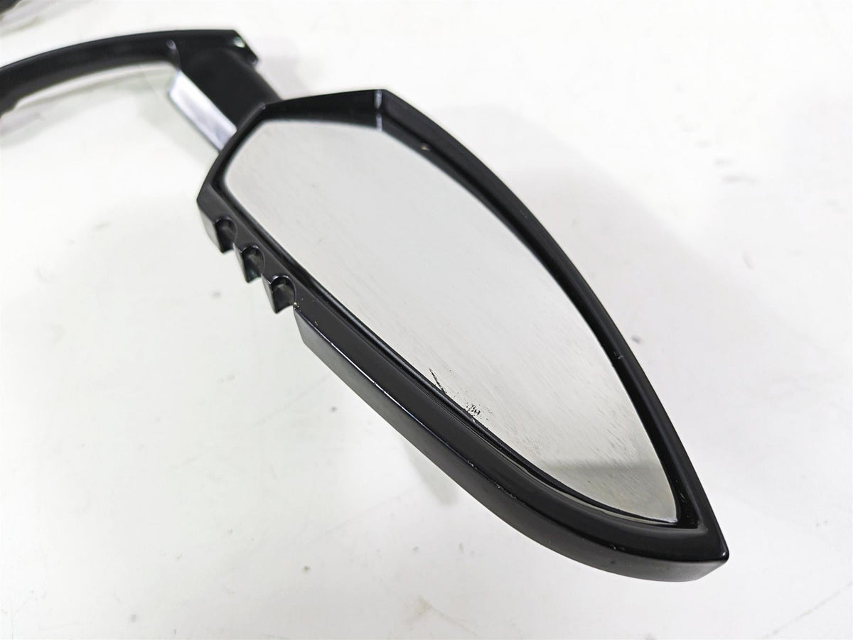 2008 Harley Touring FLHTCU E-Glide 105TH Kuryakyn Black Rambo Scythe Knife Blade Mirrors 1760 {{ shop.shopifyCountryName }} - Mototech271
