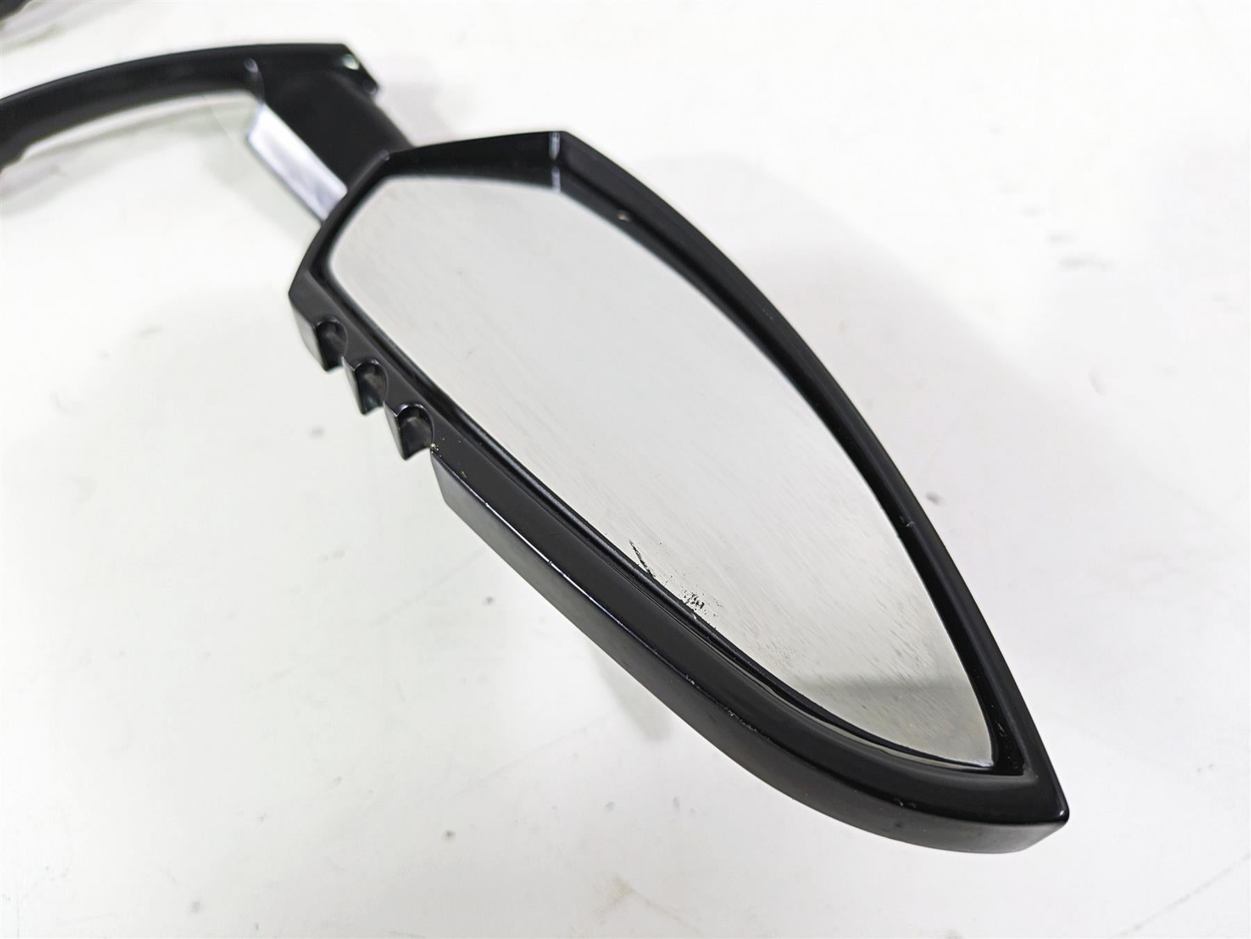 2008 Harley Touring FLHTCU E-Glide 105TH Kuryakyn Black Rambo Scythe Knife Blade Mirrors 1760 {{ shop.shopifyCountryName }} - Mototech271
