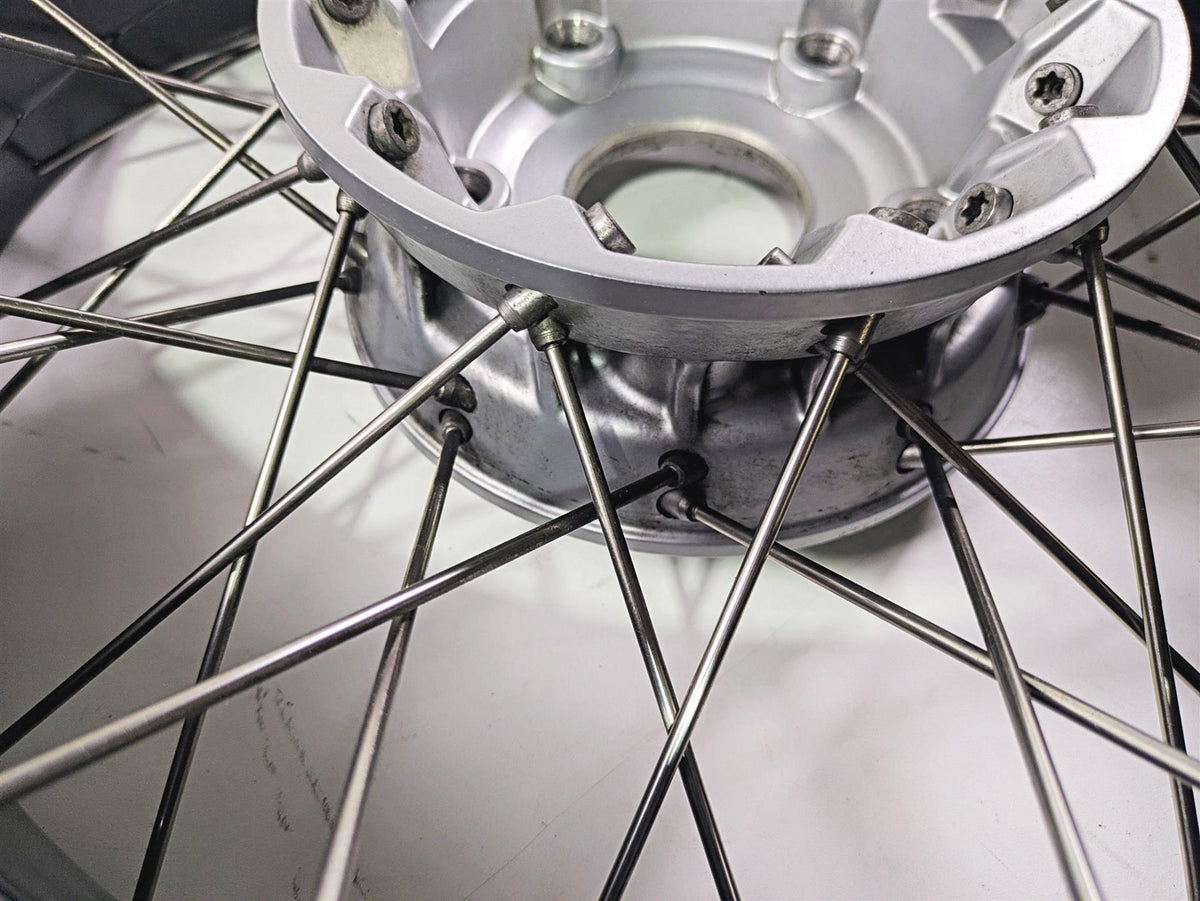 2010 BMW R1200GS K25 Rear Wheel Rim 17x4 Spoke Black Straight 36318553004 {{ shop.shopifyCountryName }} - Mototech271