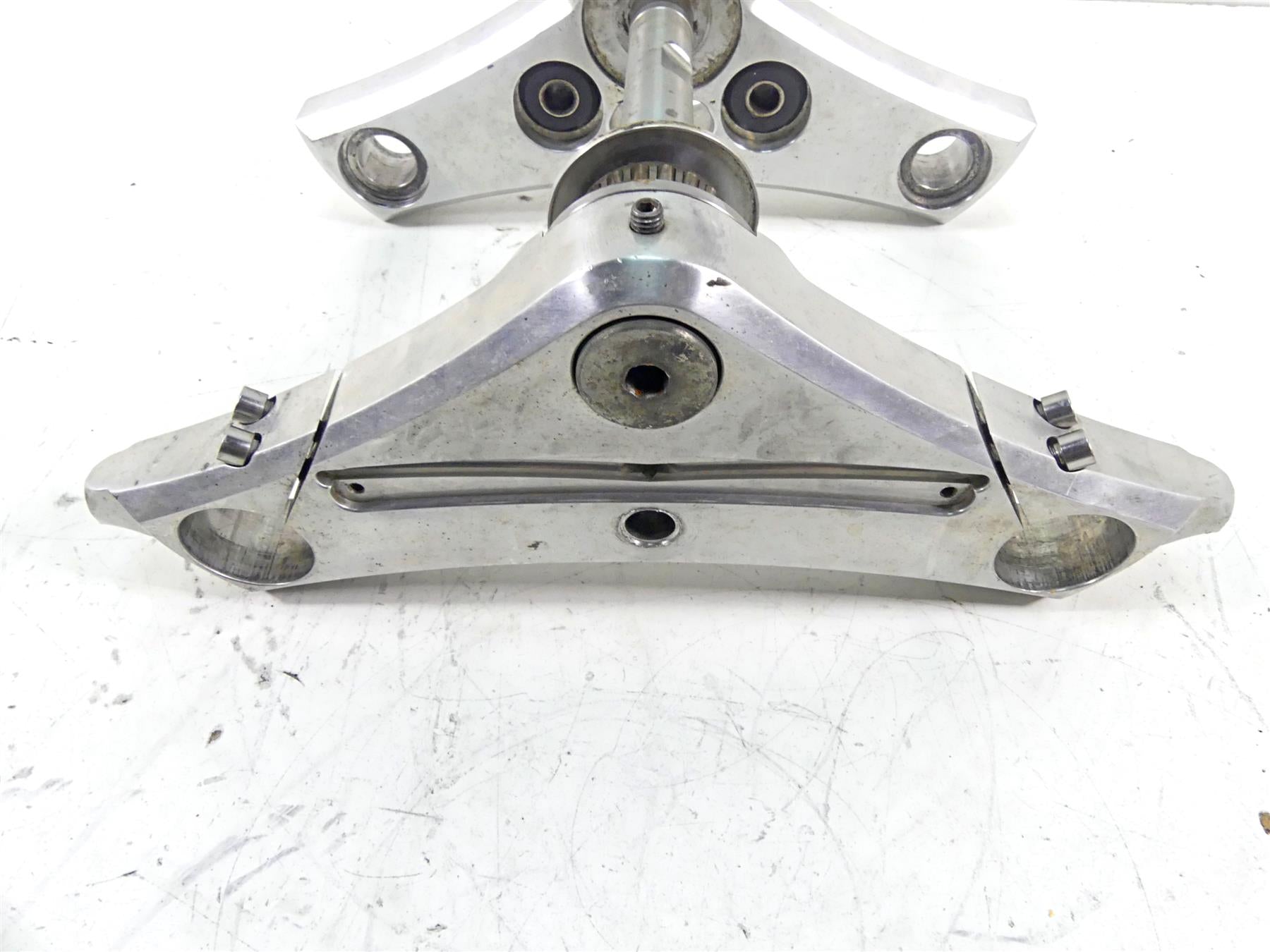2009 Big Dog K9 Upper Lower Triple Tree Set 10" Wide for 41mm Forks {{ shop.shopifyCountryName }} - Mototech271
