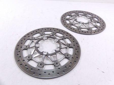 2009 Triumph Street Triple 675R Front Brake Disc Rotor Set T2021045 {{ shop.shopifyCountryName }} - Mototech271