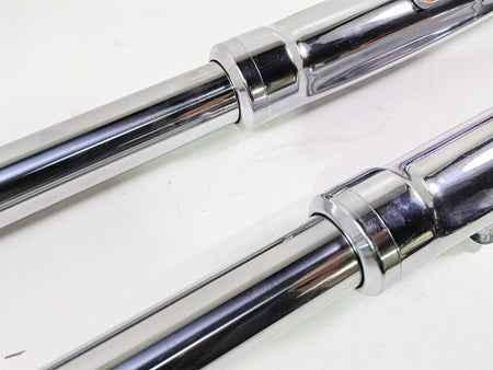 2008 Harley FXCWC Softail Rocker Straight Chrome Front Fork Leg Set 46950-08 {{ shop.shopifyCountryName }} - Mototech271