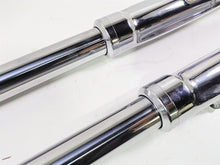 Load image into Gallery viewer, 2008 Harley FXCWC Softail Rocker Straight Chrome Front Fork Leg Set 46950-08
