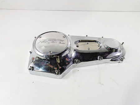 2002 Big Dog Pitbull Chrome Outer Primary Drive Clutch & Derby Cover {{ shop.shopifyCountryName }} - Mototech271
