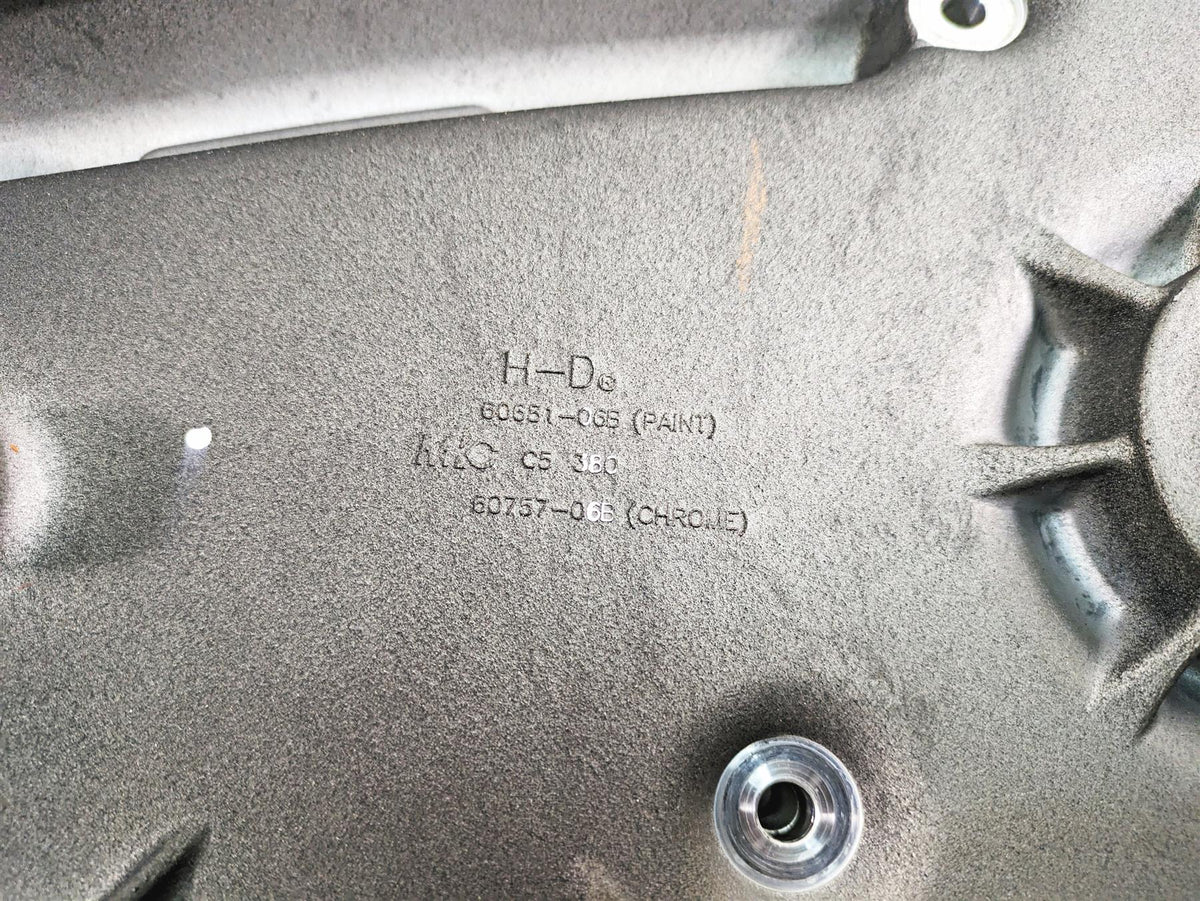 2009 Harley Softail FLSTSB Cross Bones Inner Primary Clutch Cover 60651-06B {{ shop.shopifyCountryName }} - Mototech271