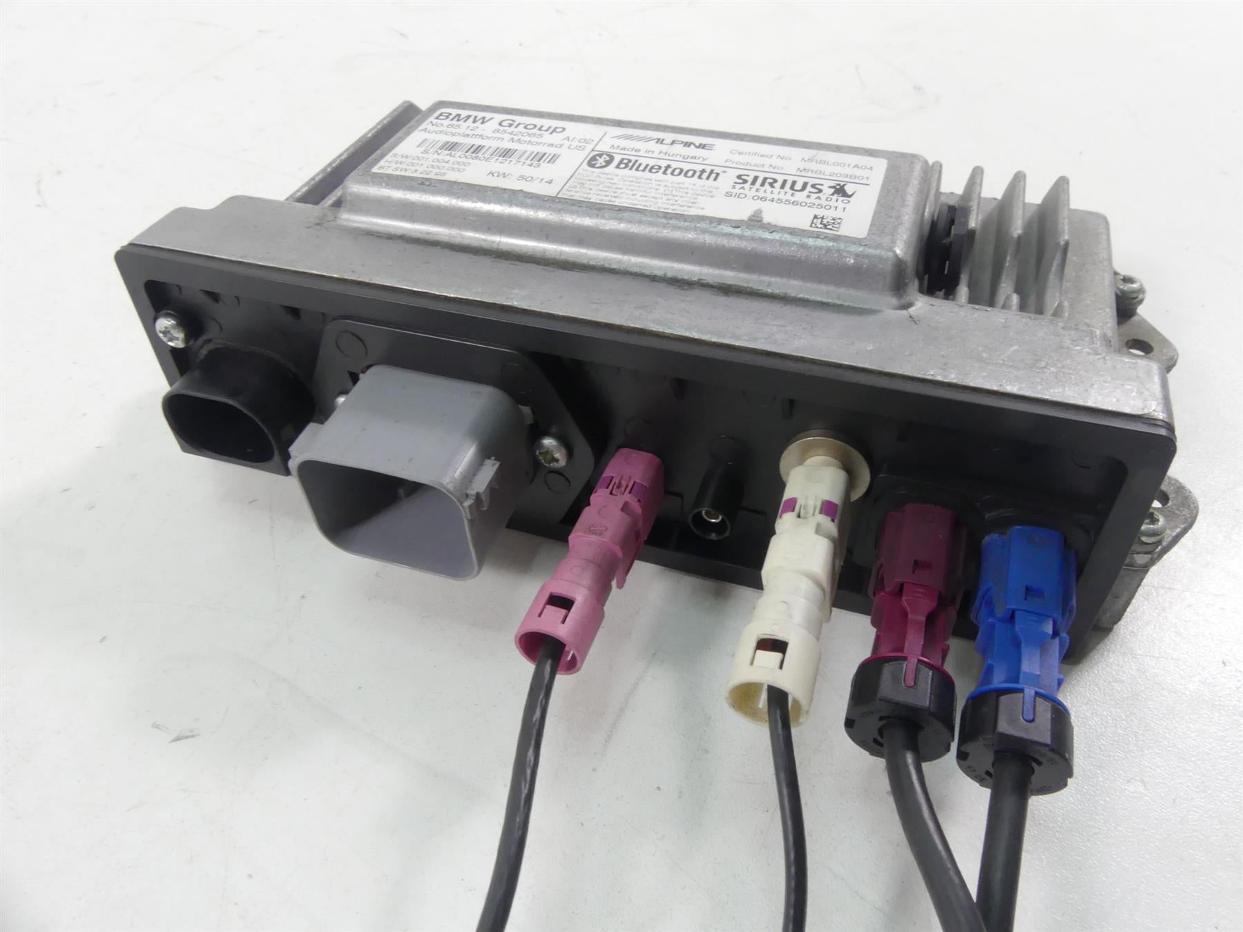 2015 BMW R1200RT K52 Alpine Satellite Bluetooth Radio Amplifier Amp Set 8542065 {{ shop.shopifyCountryName }} - Mototech271