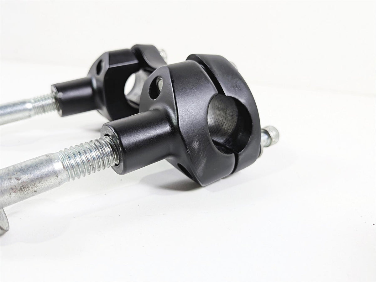 2006 Harley Sportster XL883 Low Handlebar Riser Holder Clamp Black 2" 56115-95 {{ shop.shopifyCountryName }} - Mototech271
