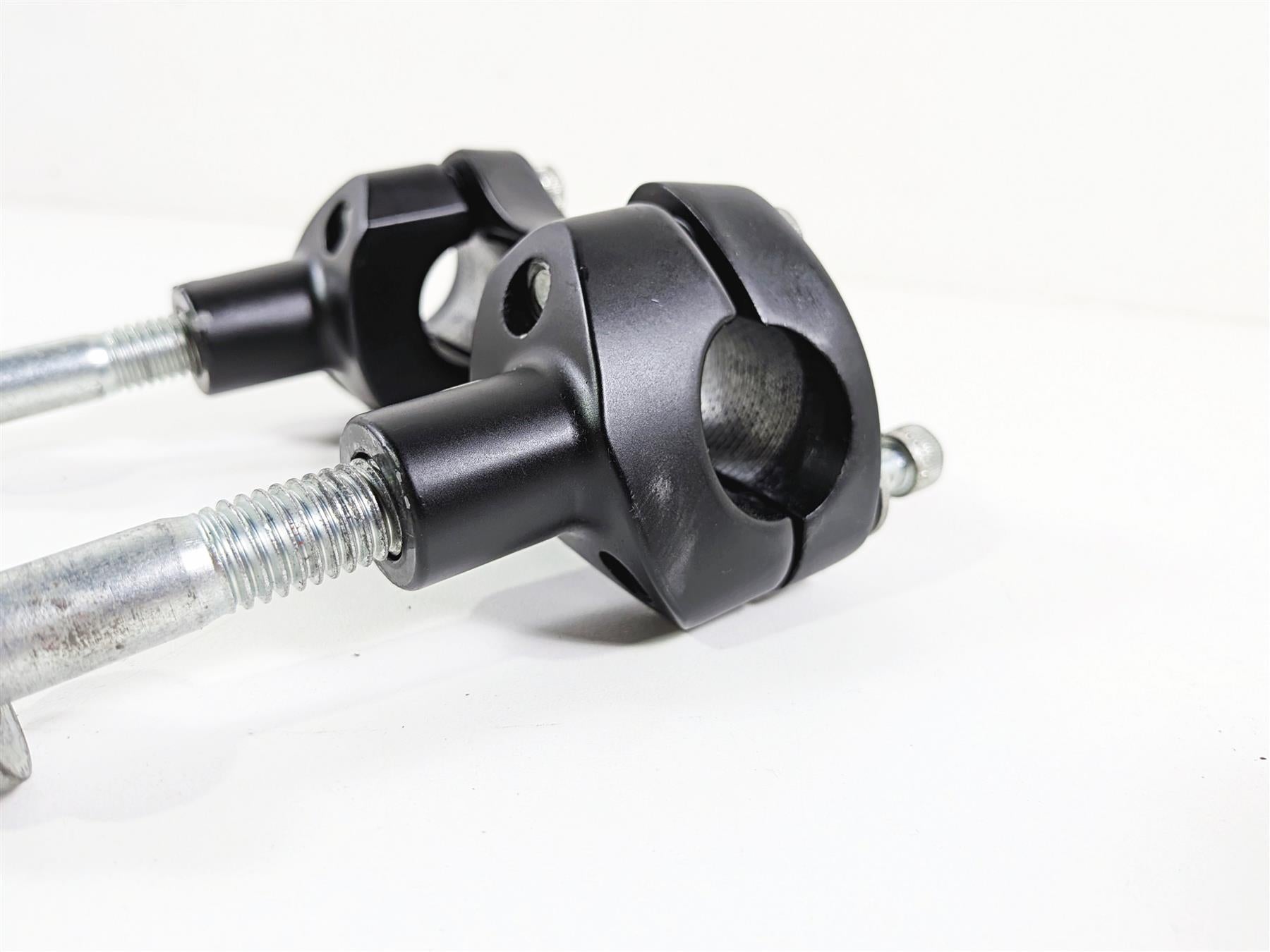 2006 Harley Sportster XL883 Low Handlebar Riser Holder Clamp Black 2" 56115-95 {{ shop.shopifyCountryName }} - Mototech271