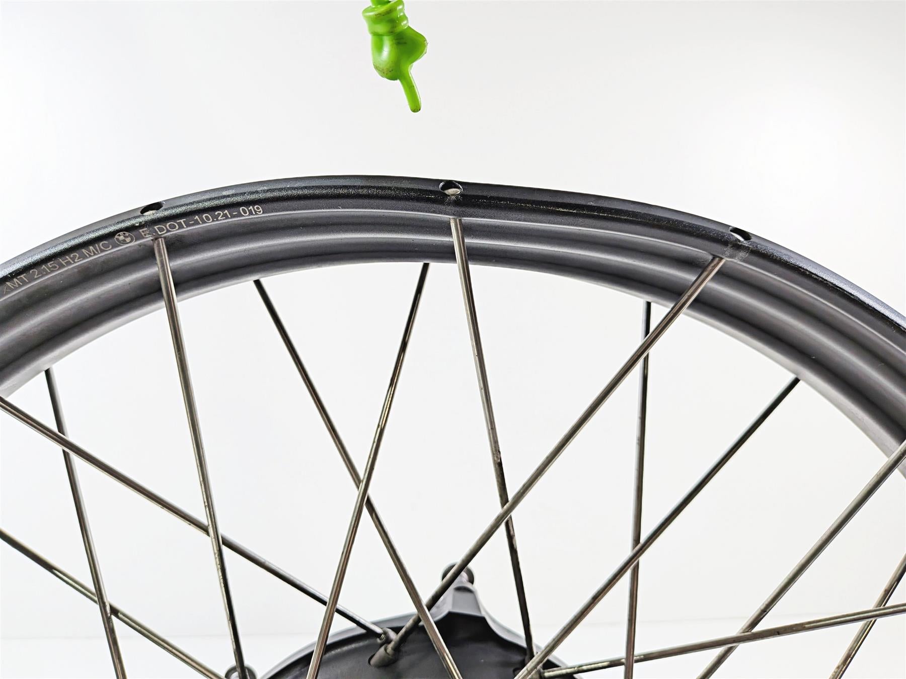 2023 BMW F850GS K81 Front Spoke Wheel Rim 21x2.15 Wobble - Dent 36318395499 {{ shop.shopifyCountryName }} - Mototech271