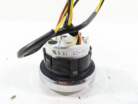 2009 Harley FXCWC Softail Rocker C Fuel Gas Level Gauge Instrument 75241-08 {{ shop.shopifyCountryName }} - Mototech271