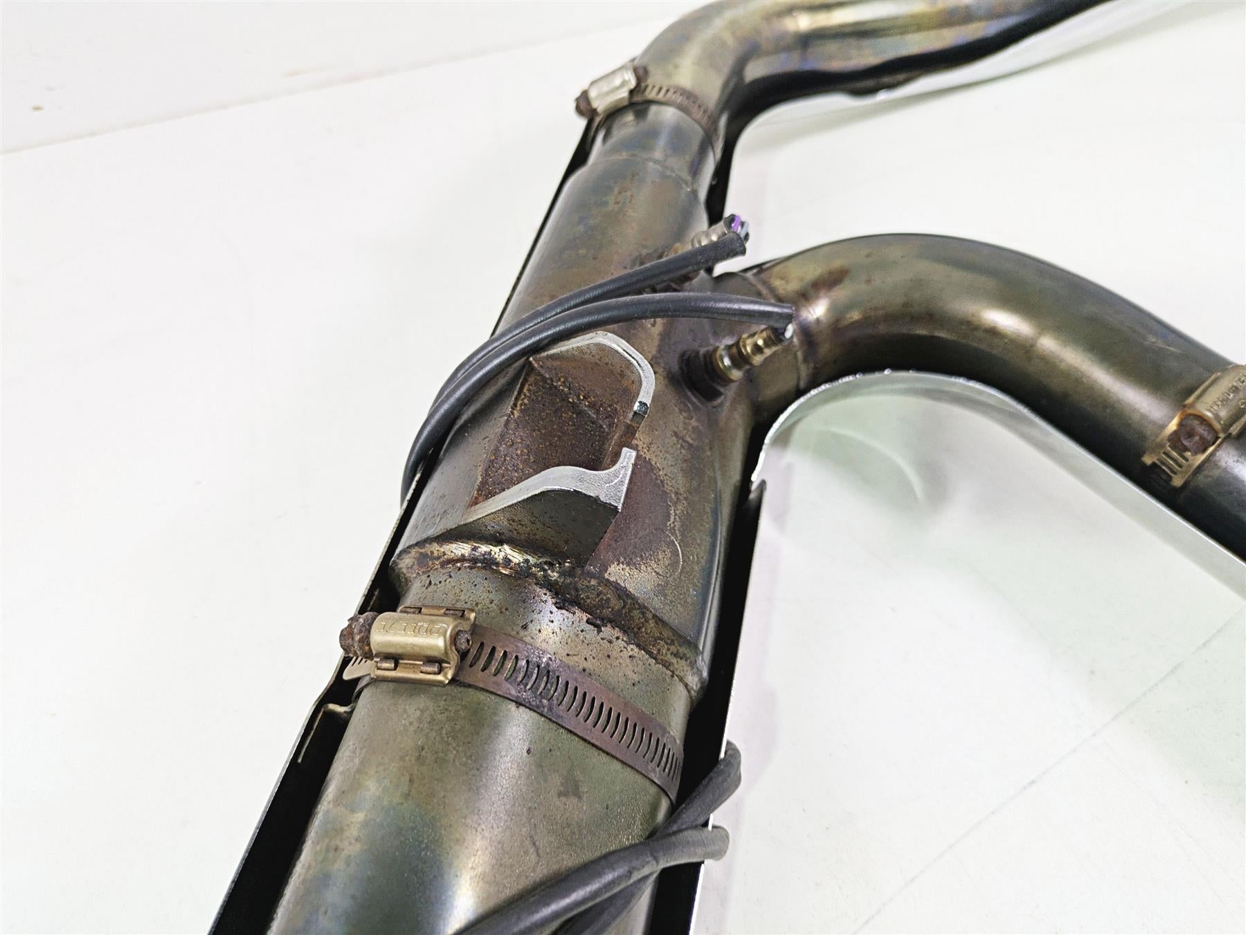 2015 Harley Touring FLHTKL Electra Glide Exhaust Header Manifold Set 66855-10A {{ shop.shopifyCountryName }} - Mototech271