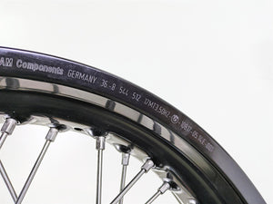 2014 BMW R nine T R9T K21 Front Wheel Rim Black Spoke 17x3.5 -Ding 36318546108