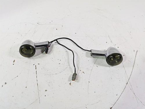 2005 Harley Softail FLSTSCI Heritage Springer Rear Smoked Blinker Set 68977-00 | Mototech271