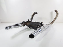 Load image into Gallery viewer, 1989 Kawasaki VN750 Vulcan Left Right Exhaust Muffler &amp; Header Set 18002-1701
