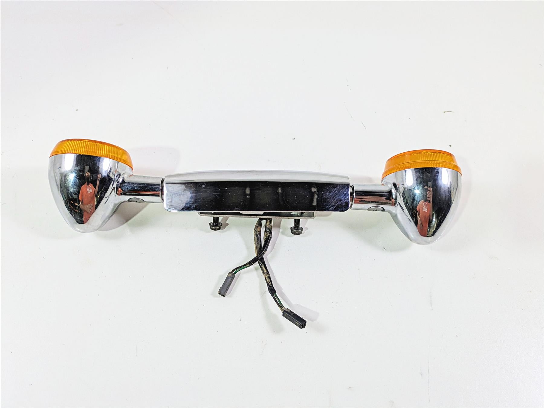 2008 Kawasaki VN1600 Vulcan Nomad Rear Blinker & Mount Bracket Set 23051-0002 {{ shop.shopifyCountryName }} - Mototech271