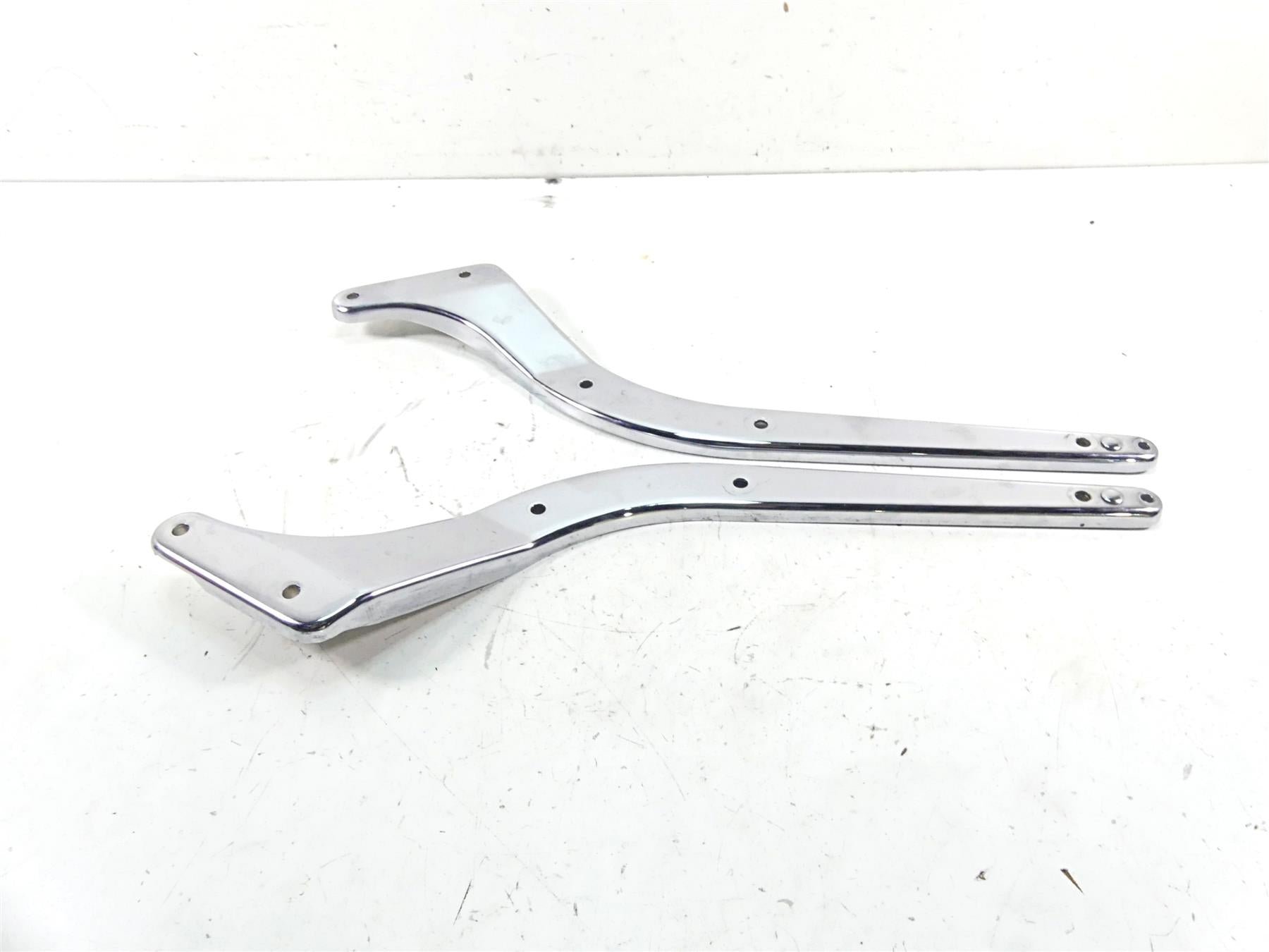 2006 Harley Softail FXSTSI Springer Rear Frame Fender Chrome Braces 60146-06A {{ shop.shopifyCountryName }} - Mototech271