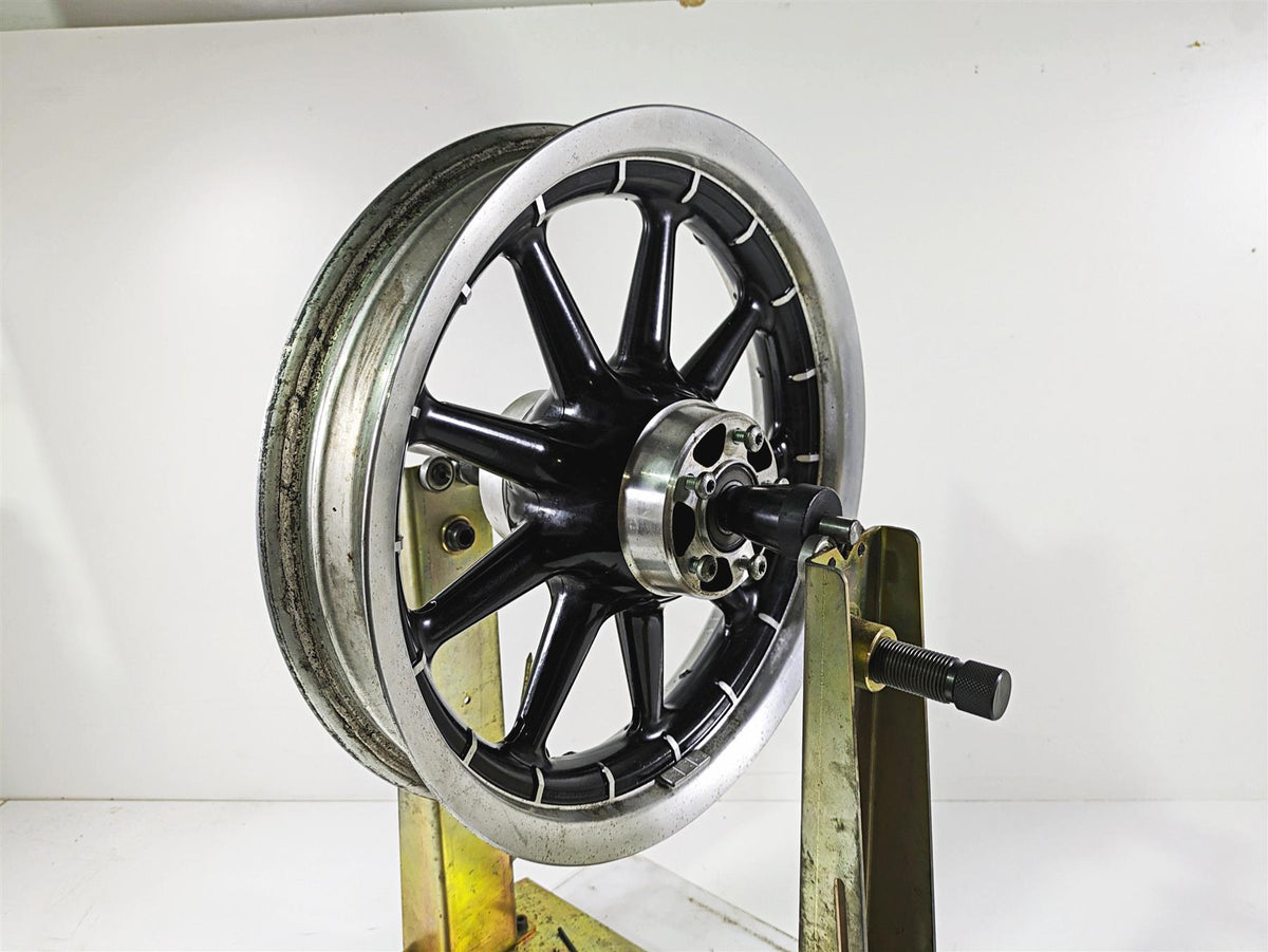 2008 Harley Touring FLHTCU E-Glide 105TH Front Wheel Rim 9 Spoke 16x3 41085-08 {{ shop.shopifyCountryName }} - Mototech271