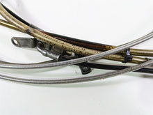 Load image into Gallery viewer, 2009 Harley FLSTSB Cross Bones Extended Brake Line Throttle Cable Set 15&quot; | Mototech271
