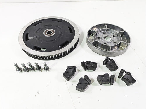 2008 Harley Touring FLHTP Electra Glide Rear Belt Pulley + Mount 37781-08 | Mototech271
