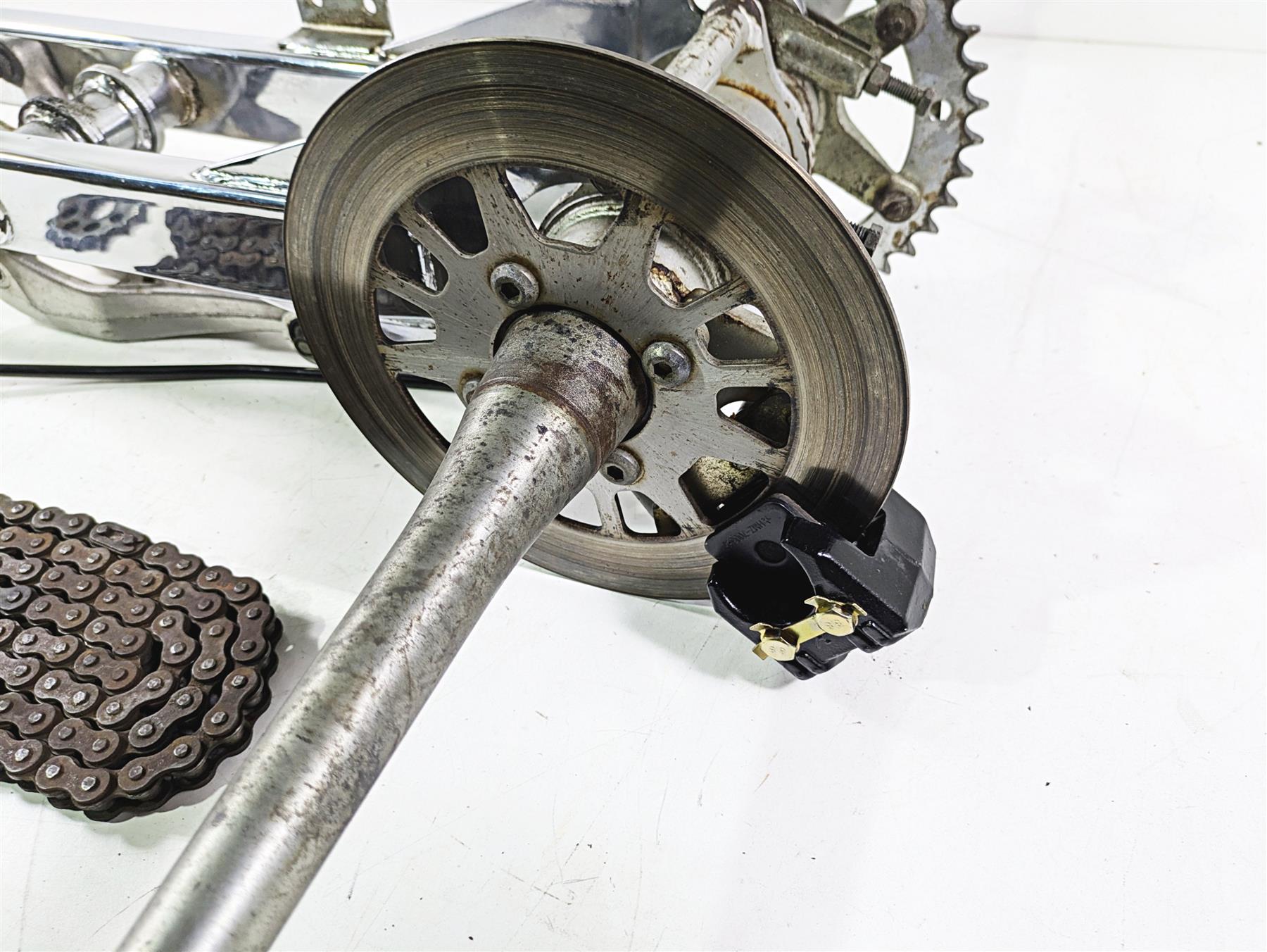 2001 Yamaha Banshee YFZ350 +6" Extended Rear Swingarm Axle Caliper Chain Set {{ shop.shopifyCountryName }} - Mototech271