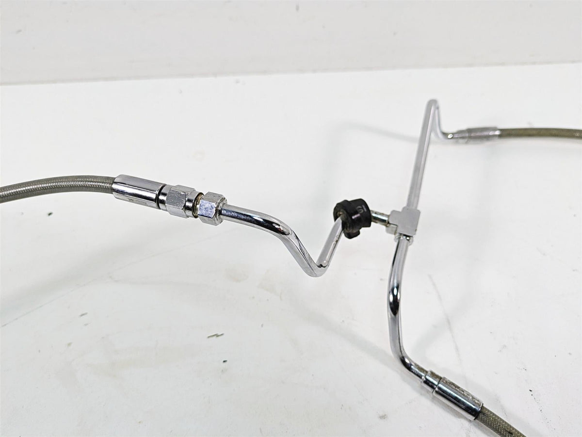 2019 Harley Touring FLHX Street Glide Non Abs Front Brake Line Approx 6" Longer {{ shop.shopifyCountryName }} - Mototech271