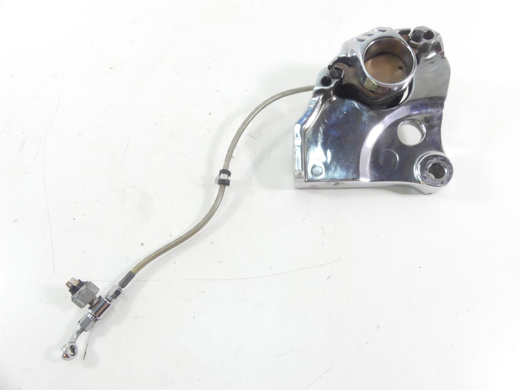 1997 Harley Dyna FXDS Super Glide Conv Rear Chrome Brake Caliper + Line 44050-87 {{ shop.shopifyCountryName }} - Mototech271