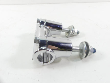 2019 Harley FLHC Softail Heritage Chrome Handlebar Clamp Riser Set 56998-09 {{ shop.shopifyCountryName }} - Mototech271