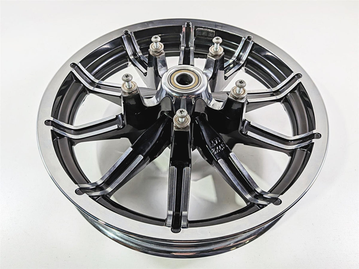 2014 Harley Touring FLHTK Electra Glide Straight 17x3 Front Wheel 10 Sp 43300386-Mototech271