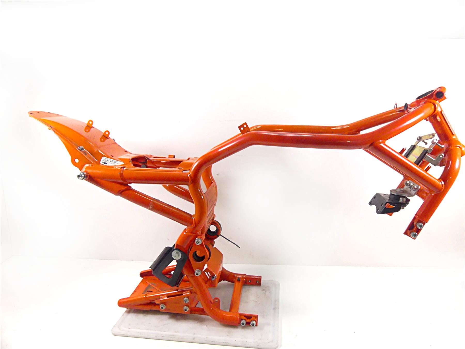 2005 Harley VRSCSE CVO V-Rod Straight Frame Chassis Electric Orange With Missouri Clean Title - 48193-08 {{ shop.shopifyCountryName }} - Mototech271