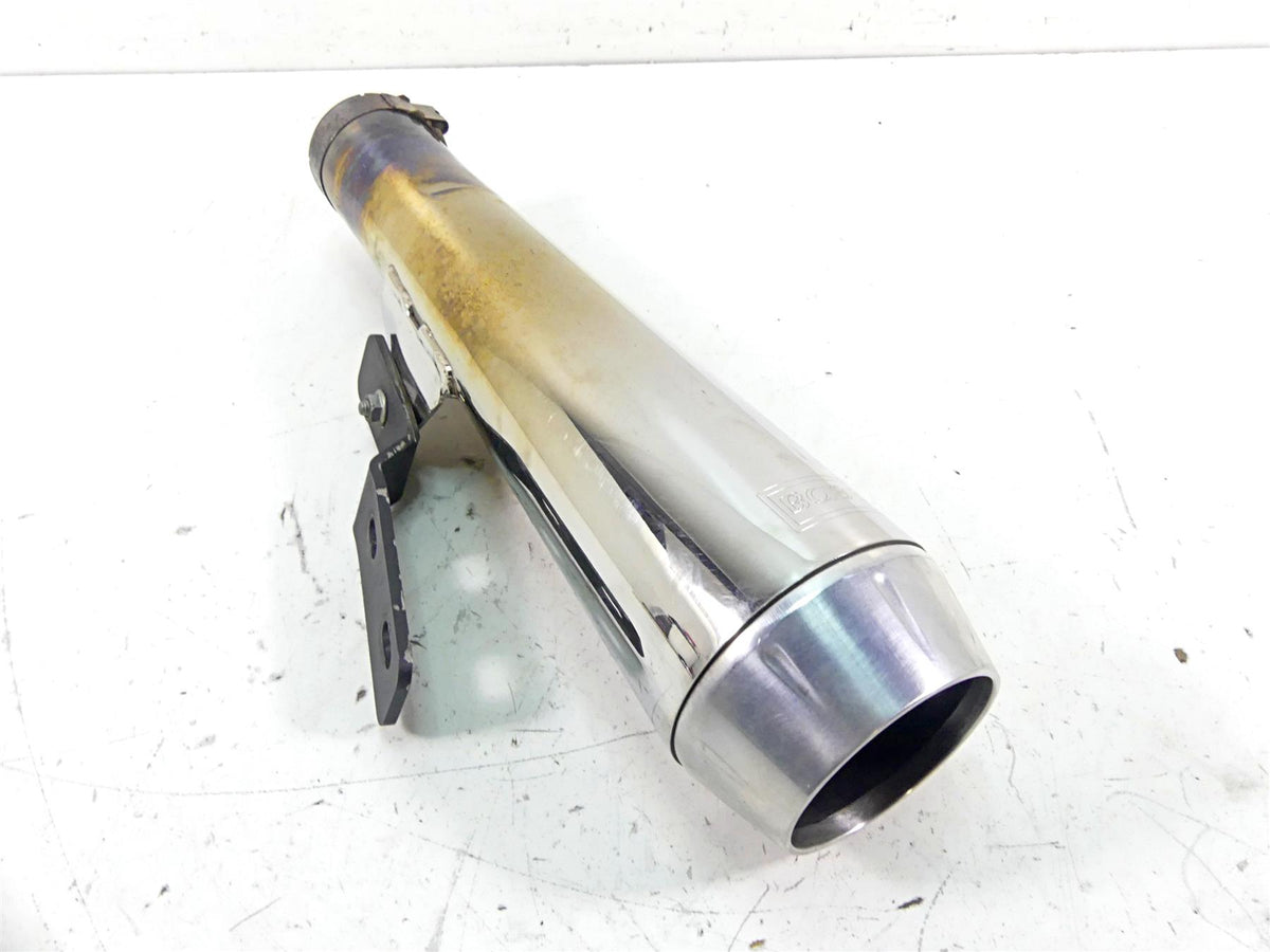 2011 Harley Softail FLSTF Fat Boy Bassani Slip On Exhaust Muffler Pipe 12112J {{ shop.shopifyCountryName }} - Mototech271