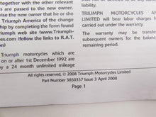Load image into Gallery viewer, 2013 Triumph Rocket 3 Touring Owners Manual &amp; Riding Tips T3850357 T3852906
