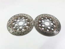 Load image into Gallery viewer, 2005 Harley Touring FLHRI Road King Front Brake Disc Rotor Set 44363-00 | Mototech271
