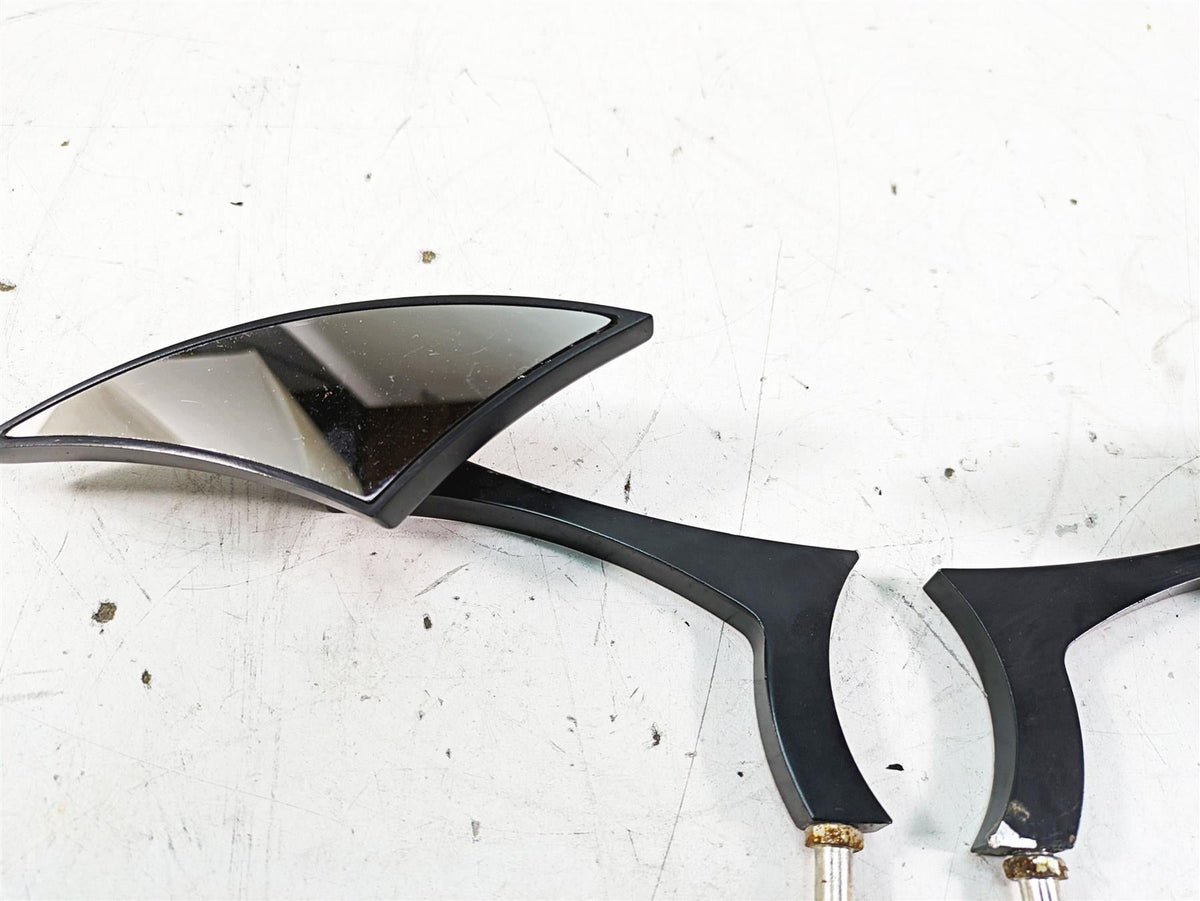2013 Harley Touring FLHX Street Glide Aftermarket Blade Rear View Mirror Set {{ shop.shopifyCountryName }} - Mototech271